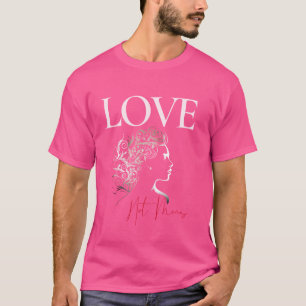 I Love Hot Moms Funny Quotes Friends Students Gift T-Shirt