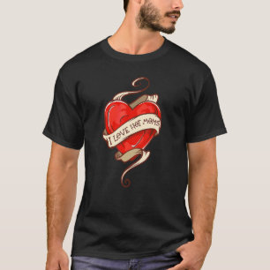 I Love Hot Moms Vintage I Heart Hot Moms T-Shirt