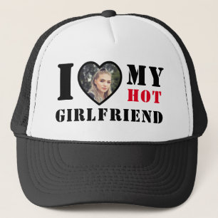 I Love Hot My Girlfriend Trucker Hat