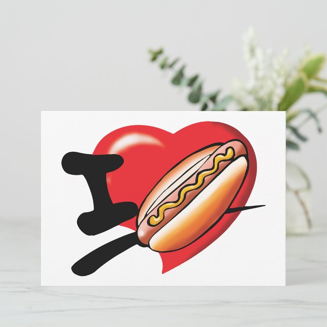 I Love Hotdogs Invitations (Creator Uploaded)