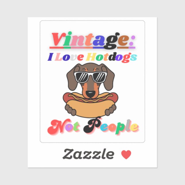 I Love Hotdogs,not People  (Sheet)