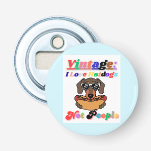 I Love Hotdogs,not People Bottle Opener