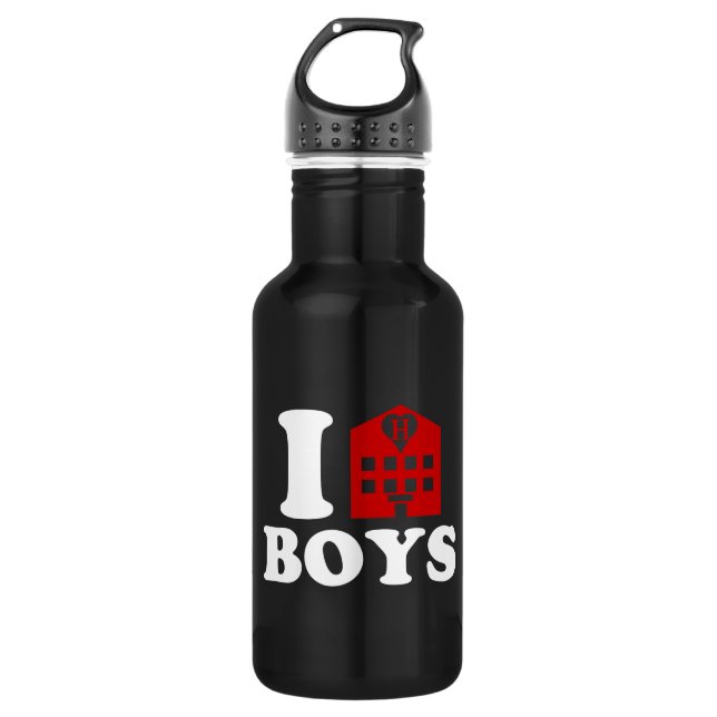 I Love Hotel Boys 532 Ml Water Bottle (Front)