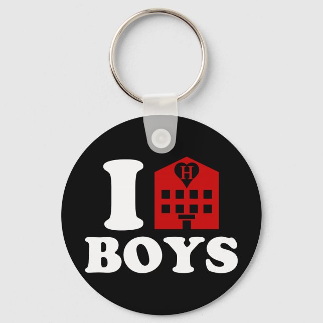 I Love Hotel Boys Key Ring (Front)