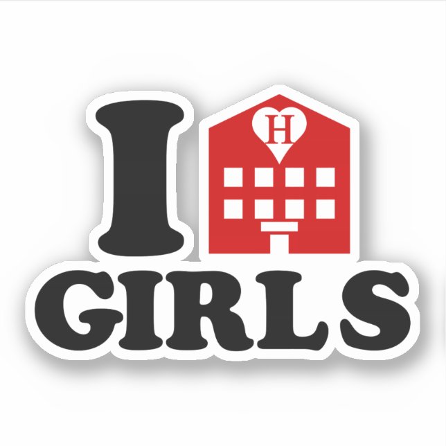 I Love Hotel Girls (Front)