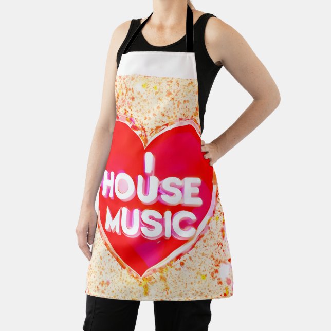 I love house music apron (Insitu)