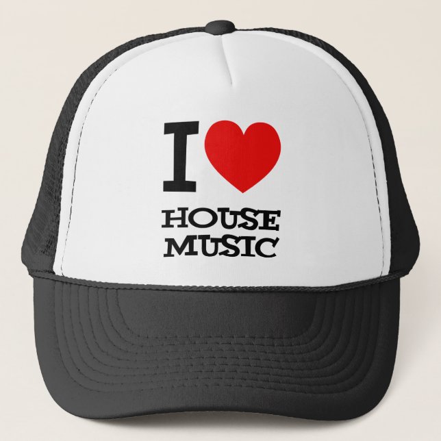 I Love House Music Hat (Front)
