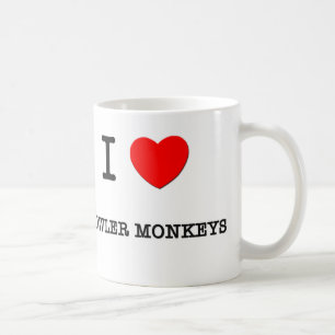 I Love HOWLER MONKEYS Coffee Mug