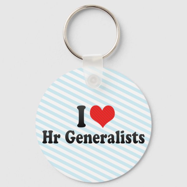 I Love Hr Generalists Key Ring (Front)