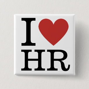 I ❤️ Love HR - HR Dept. - Pin Button