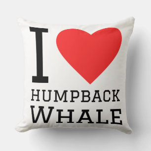 I love humpback whale cushion