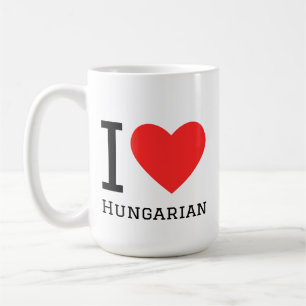 I love hungarian coffee mug