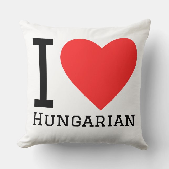 I love hungarian cushion (Front)