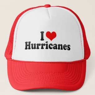 I Love Hurricanes Trucker Hat