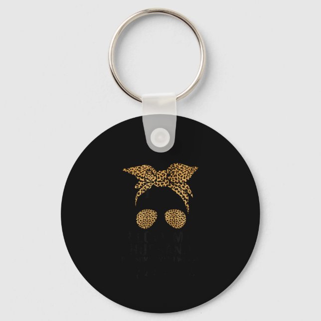I Love Husband But Sometimes Wanna Square Key Ring (Front)