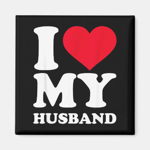 I Love Husband Magnet