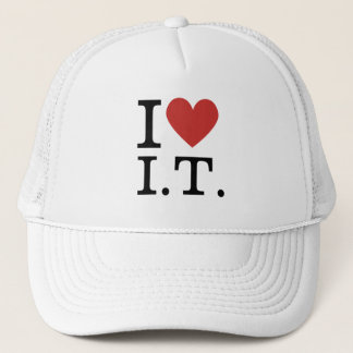 I ❤️ Love I.T. CUSTOMIZABLE  Trucker Hat