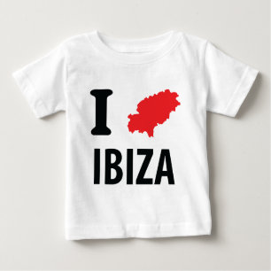 I love Ibiza contour icon Baby T-Shirt