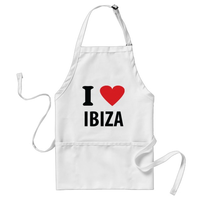 I love Ibiza icon Standard Apron (Front)