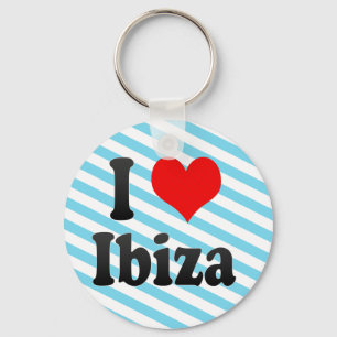 I Love Ibiza, Spain. Me Encanta Ibiza, Spain Key Ring