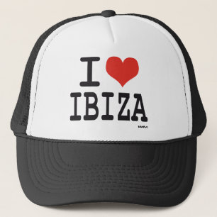 I love Ibiza Trucker Hat