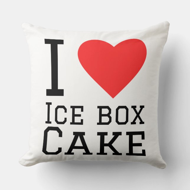 I love ice box cake  cushion (Front)