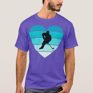I Love Ice Hockey Winter Sports Ice Skating T-Shirt