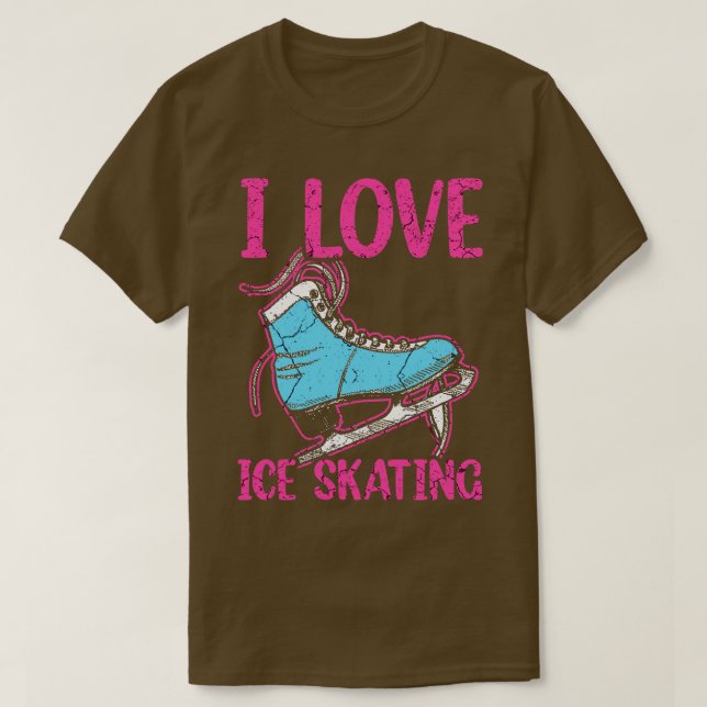 I love ice skating 1 T-Shirt (Design Front)