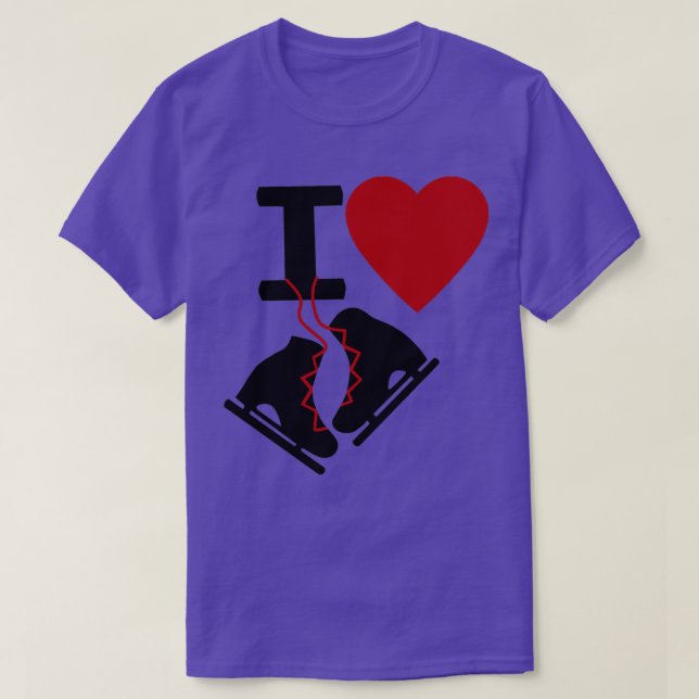 I Love Ice Skating 23 T-Shirt (Design Front)
