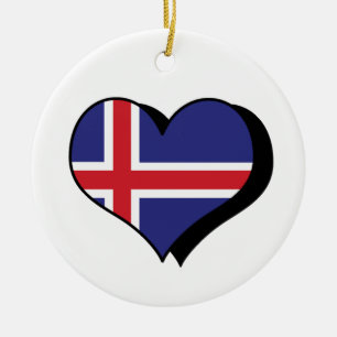 I Love Iceland Ornament