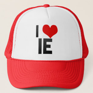 I Love IE Trucker Hat