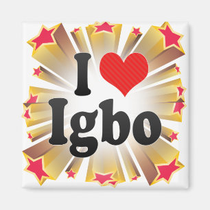 I Love Igbo Magnet