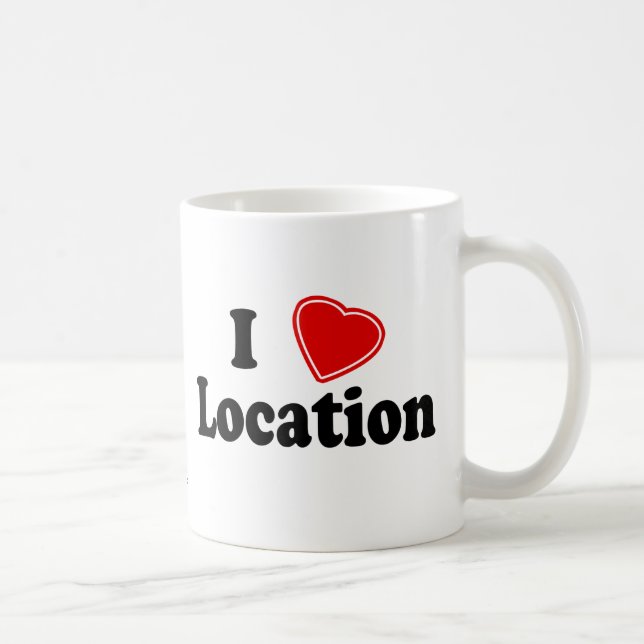 I Love II Coffee Mug (Right)