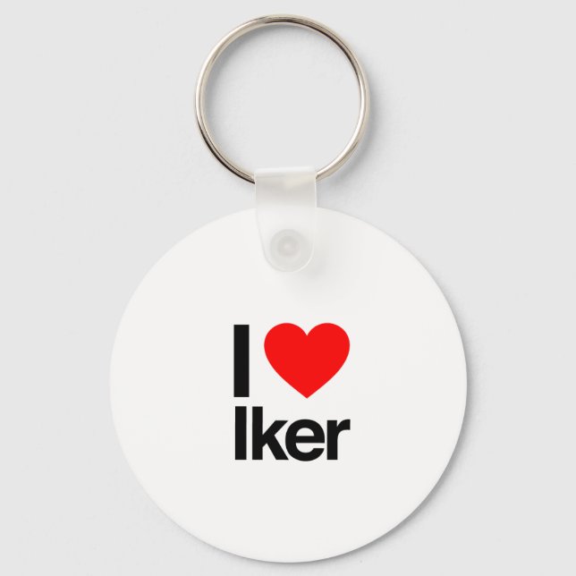 i love iker key ring (Front)