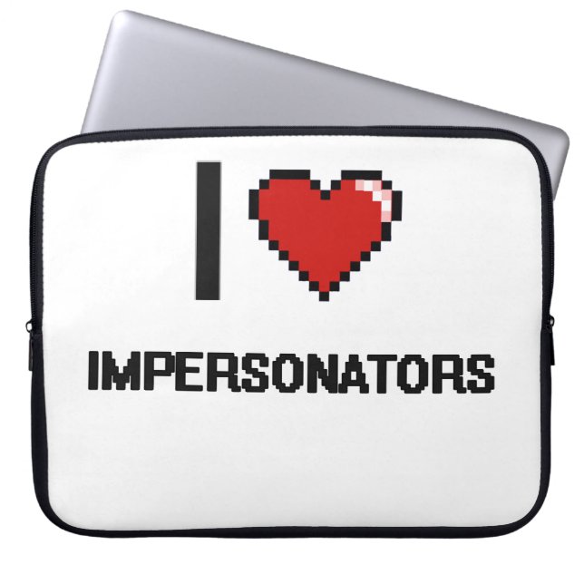 I love Impersonators Laptop Sleeve (Front)