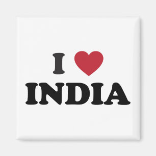 I Love India Magnet