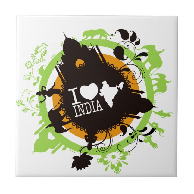I love india tile (Front)