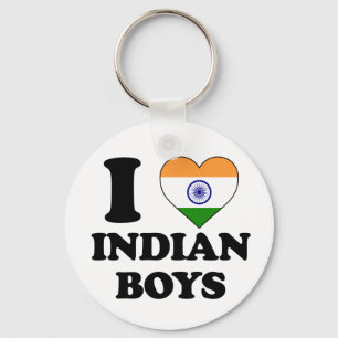 I love Indian Boys Key Ring