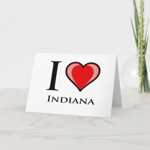 I Love Indiana Card