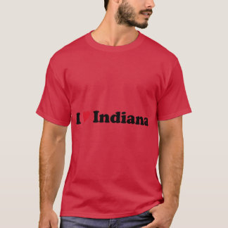 I Love Indiana Oversized T-Shirt