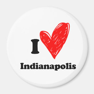 I love Indianapolis Magnet
