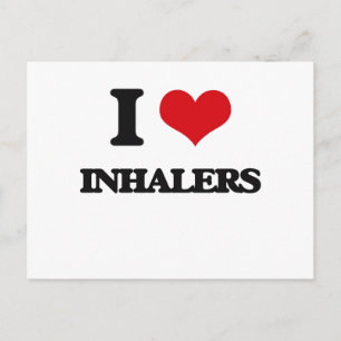 I Love Inhalers Postcard