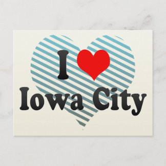 I Love Iowa City, United States Postcard