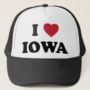 I Love Iowa Trucker Hat