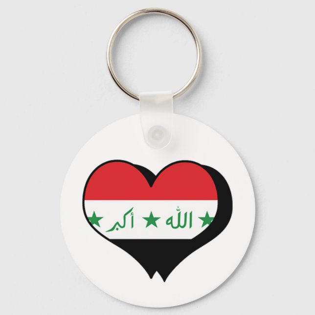 I Love Iraq Keychain (Front)