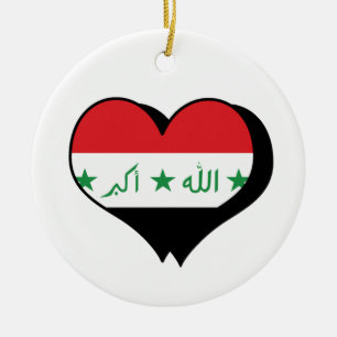 I Love Iraq Ornament