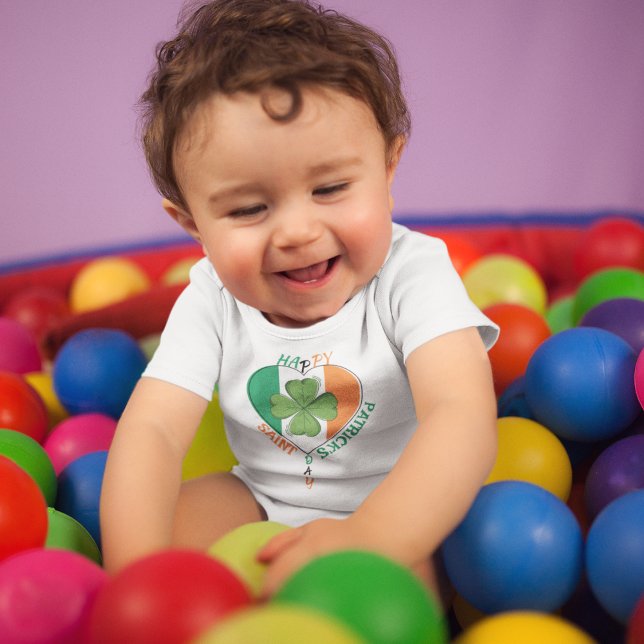 I Love Ireland  Baby Bodysuit (baby enjoy many Irish blessings this st. patrick's day.)