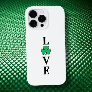 I Love Ireland I Love Irish Shamrock Clover Simple Case-Mate iPhone 14 Pro Max Case