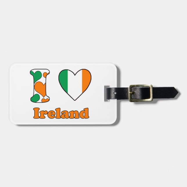I love Ireland Luggage Tag (Front Horizontal)