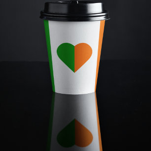 I Love Ireland  Paper Cups
